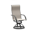 Stella Swivel High Back Dining Chair - Outdoor Aluminum - - Greathouse