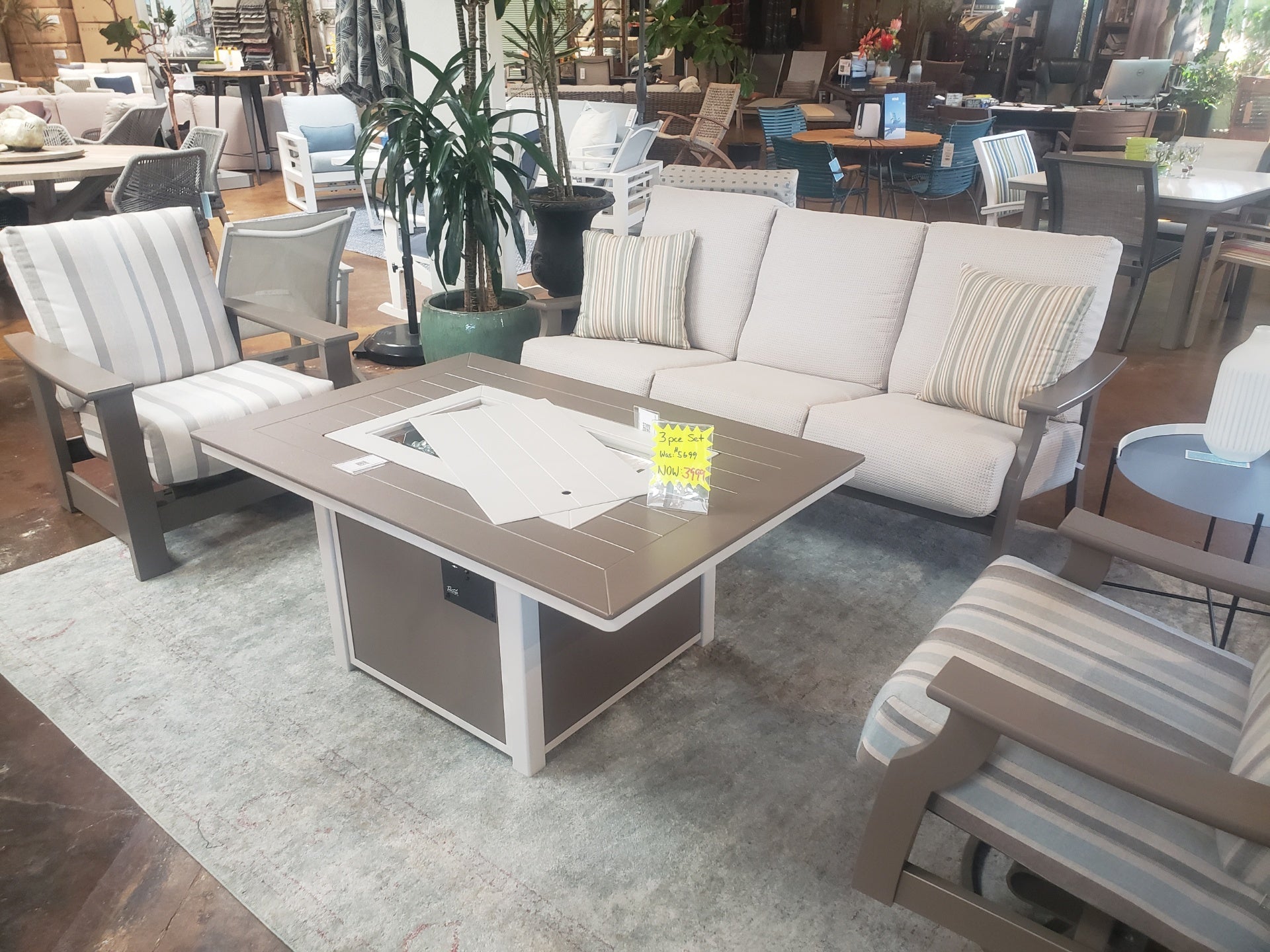 SOLD - Telescope 3 pce Sofa Set - 45% Off