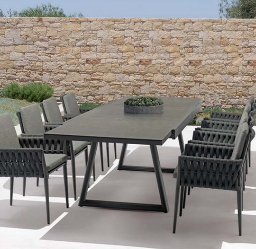 Together Extension Dining Table - Outdoor Aluminum - - Greathouse