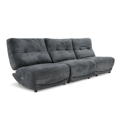 Modern Modular Dark Gray Recliner