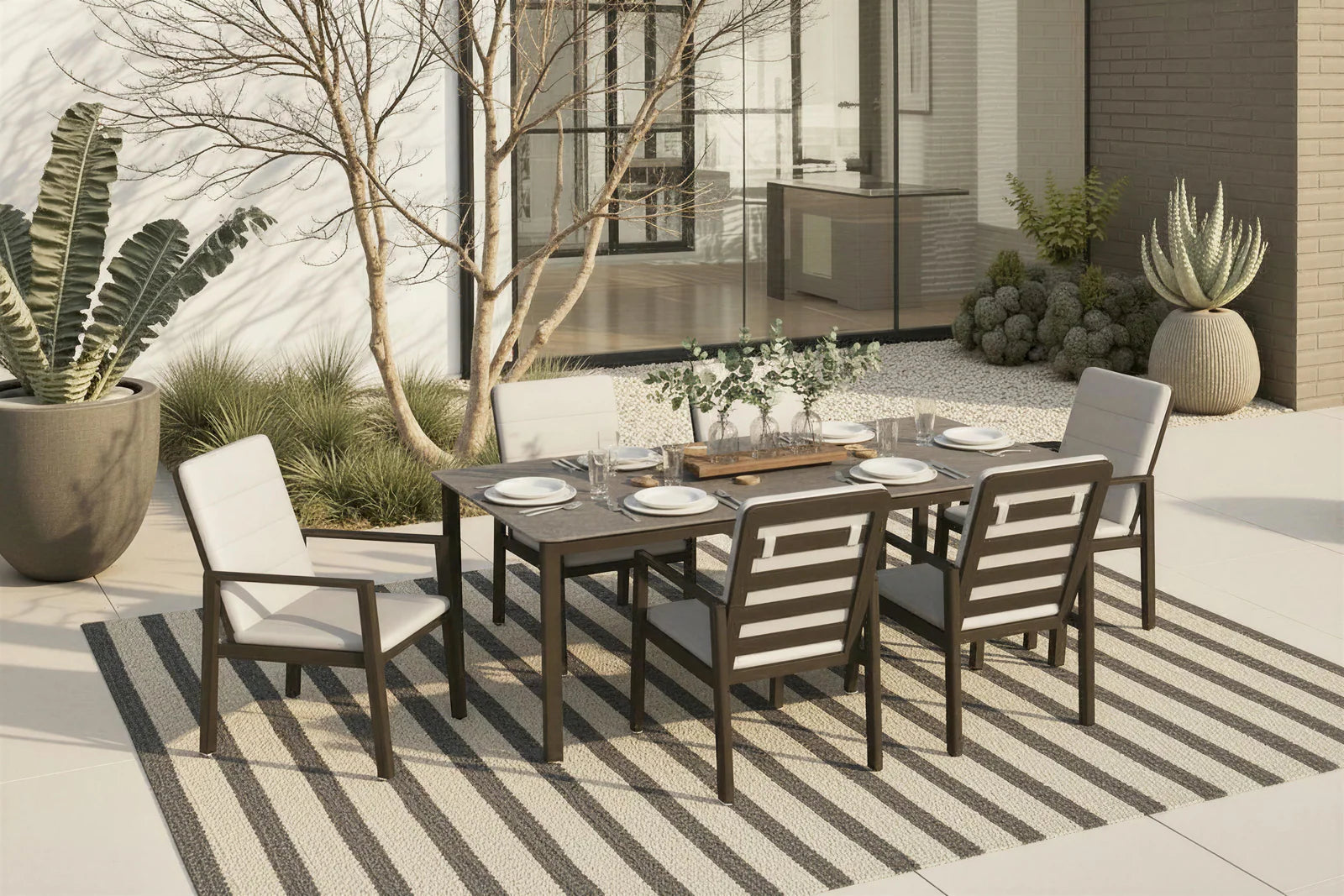 Venetia 7 Pce Table Set