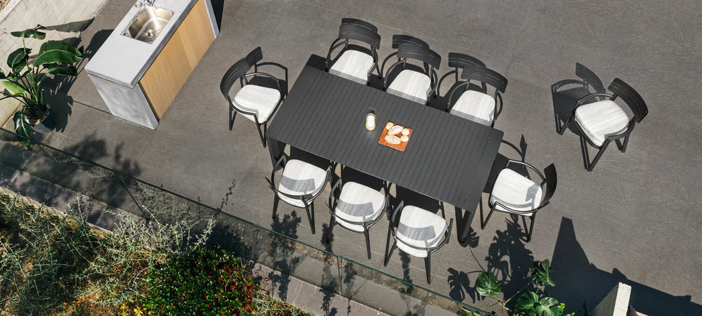 Vienna 9 Pce Extension Table Set