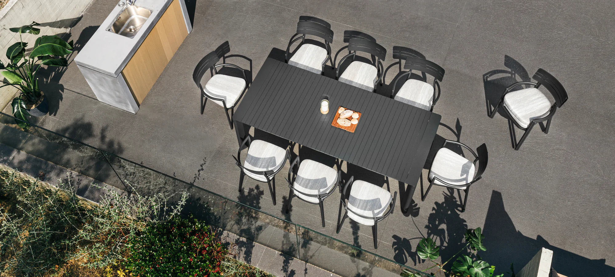 Vienna 9 Pce Extension Table Set