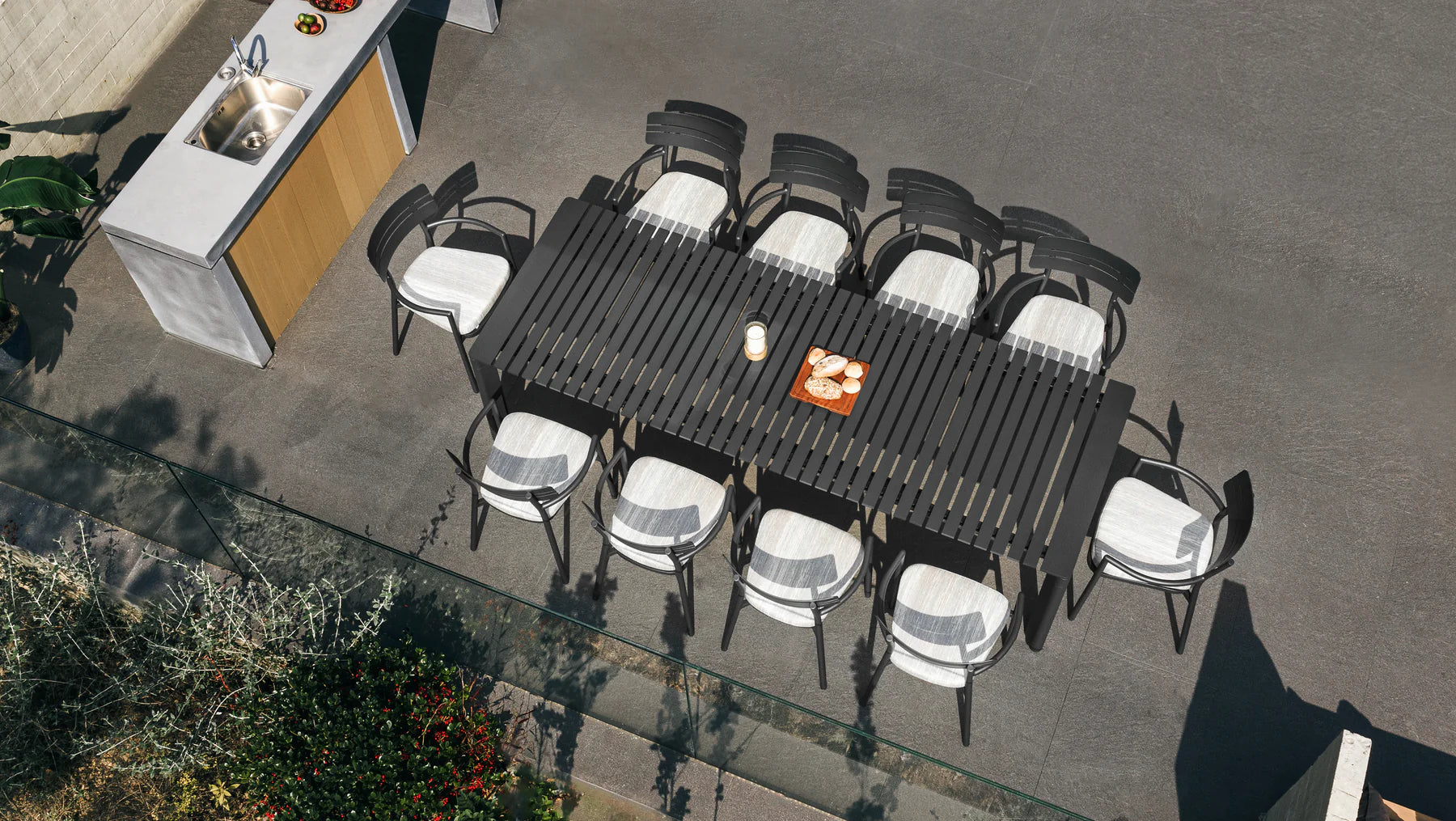 Vienna 9 Pce Extension Table Set