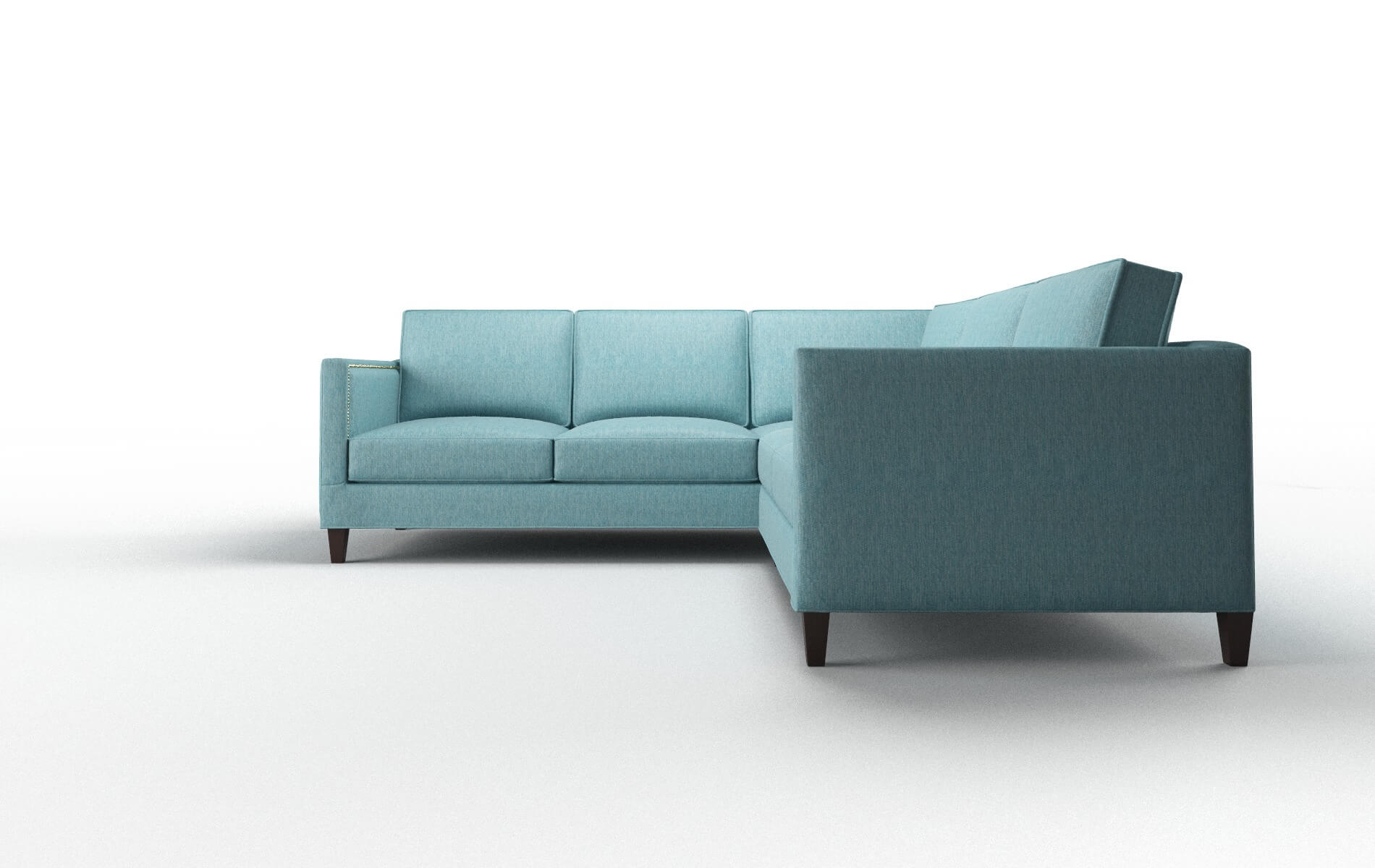 Allegro Sectional - Cosmo Turquoise