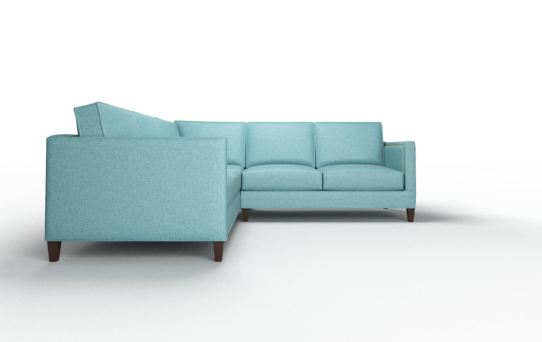 Allegro Sectional - Parker Turquoise