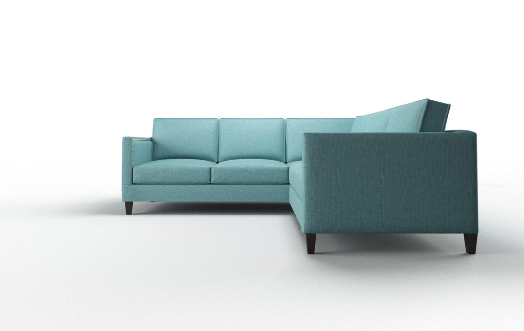 Allegro Sectional - Parker Turquoise