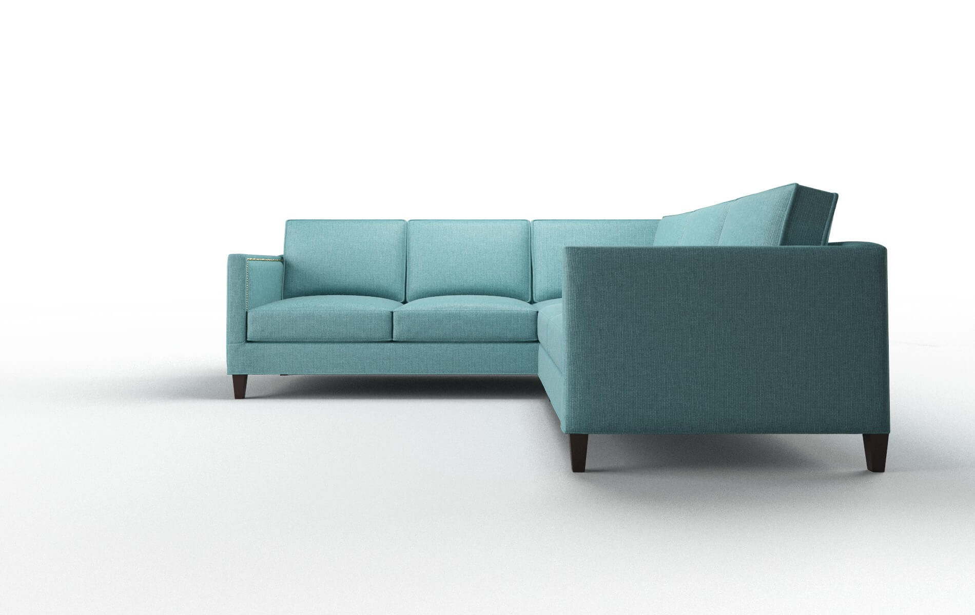 Allegro Sectional - Parker Turquoise