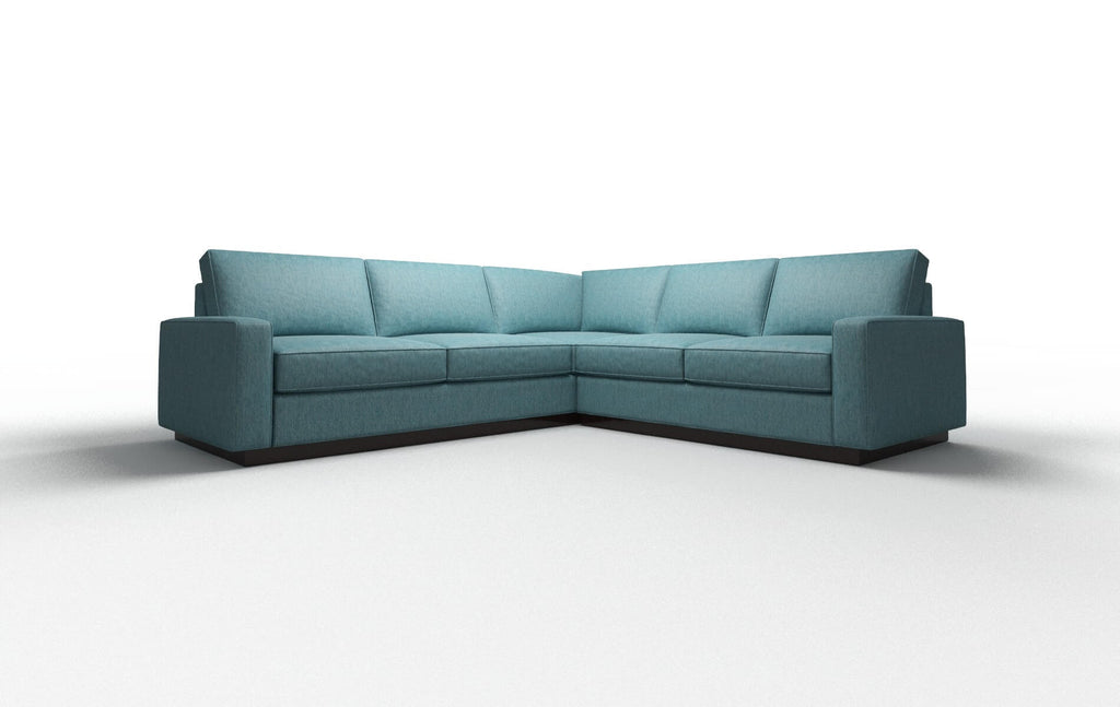 Austin Sectional - Cosmo Turquoise