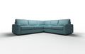 Austin Sectional - Cosmo Turquoise