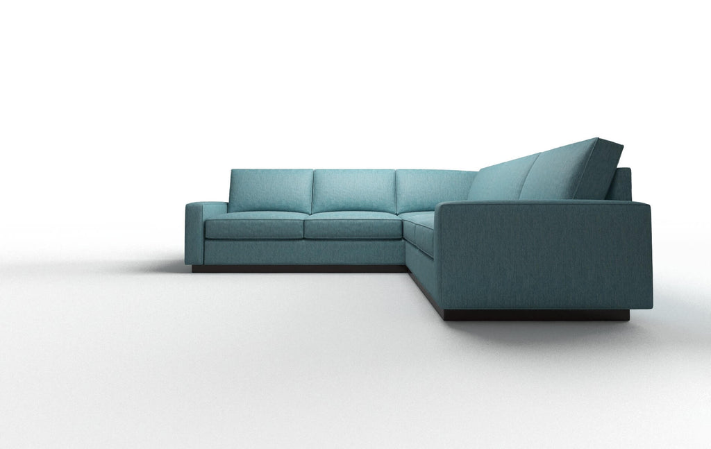 Austin Sectional - Cosmo Turquoise