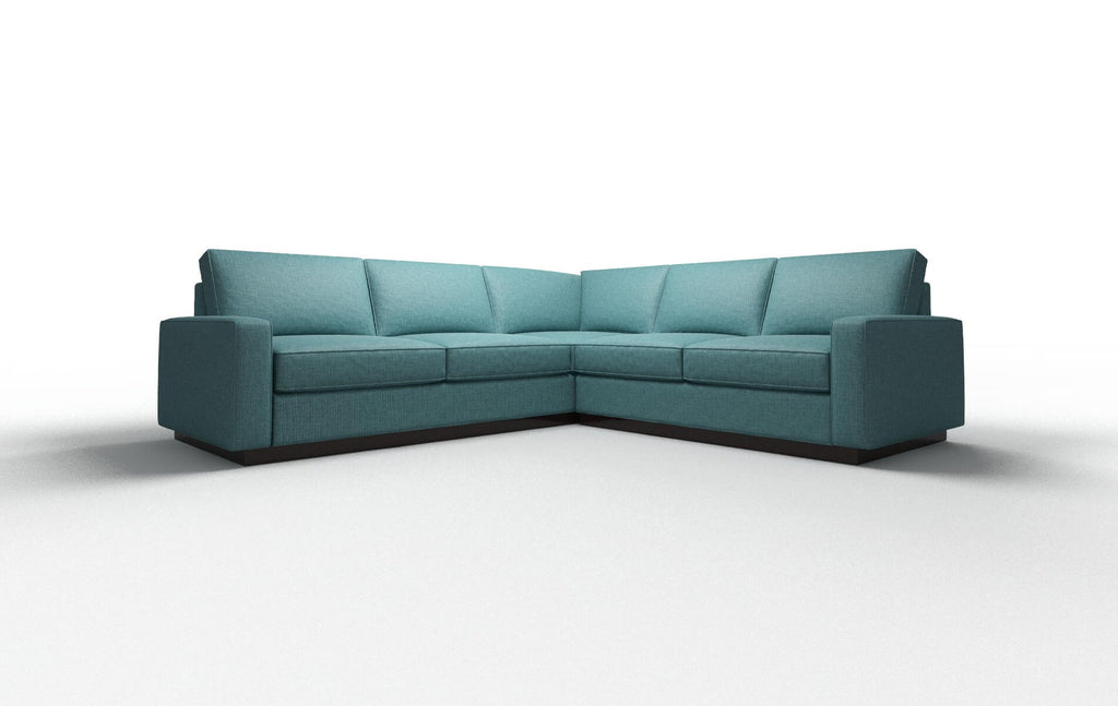 Austin Sectional - Parker Turquoise