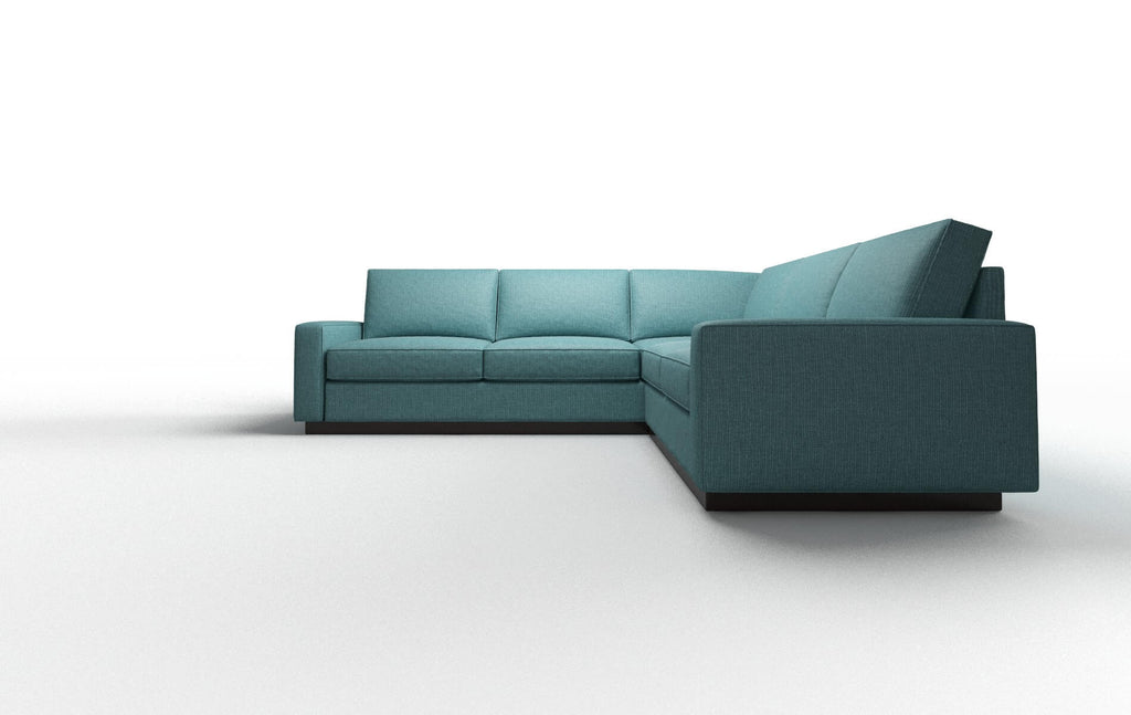 Austin Sectional - Parker Turquoise
