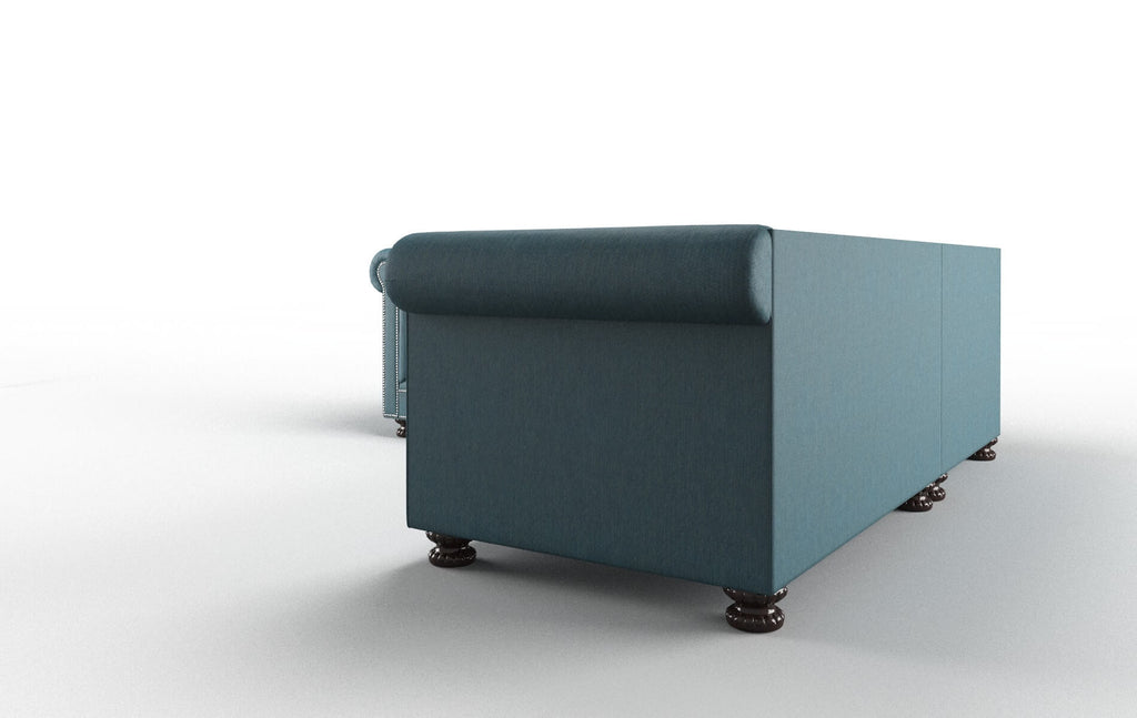Aspen Sectional - Cosmo Teal