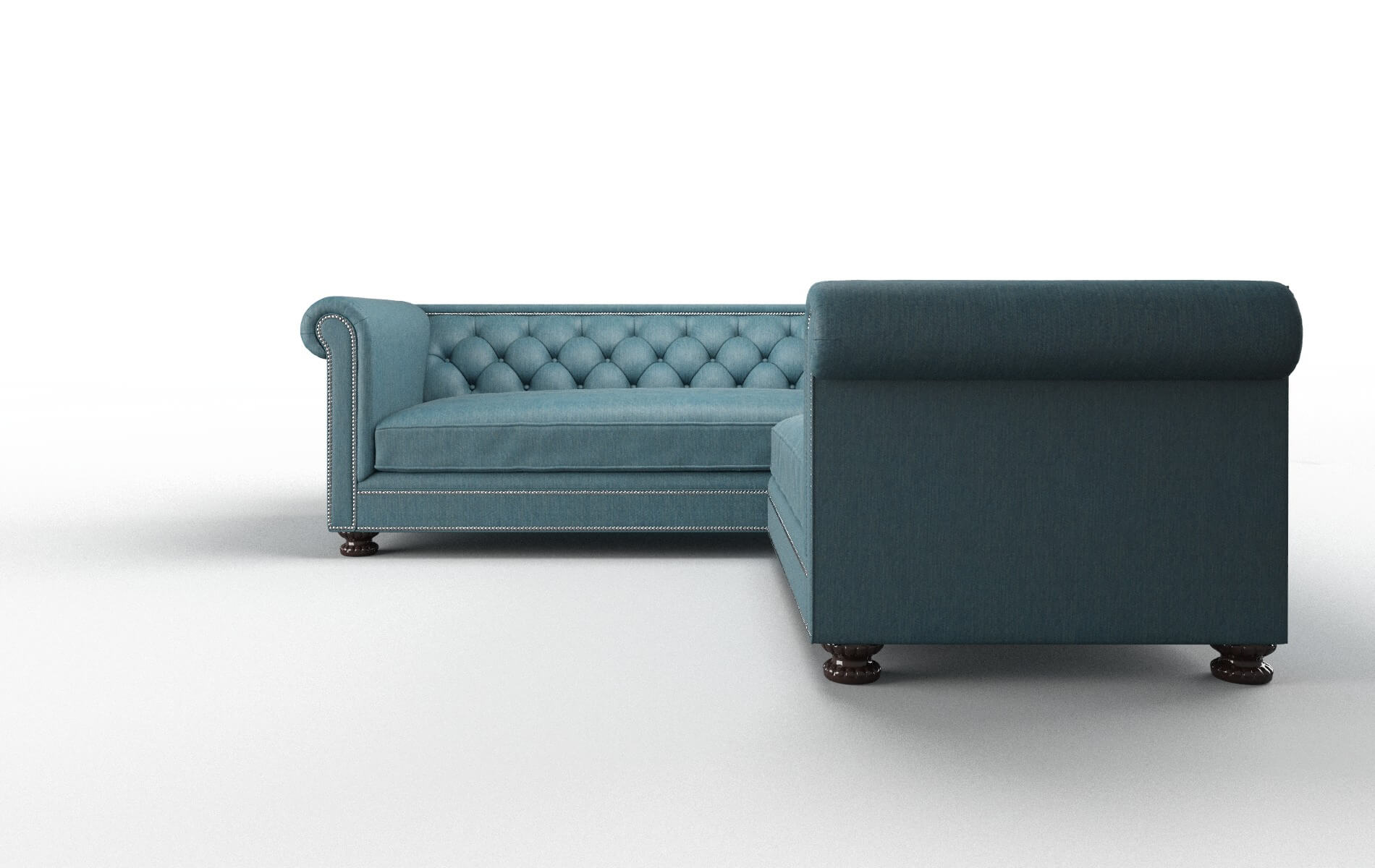 Aspen Sectional - Cosmo Teal