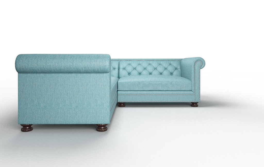 Aspen Sectional - Cosmo Turquoise