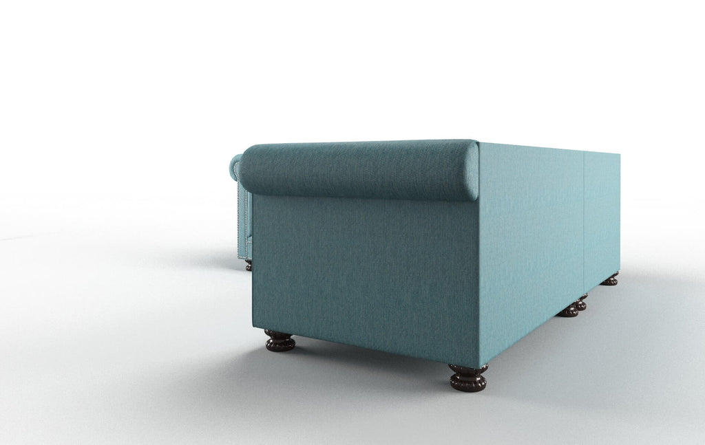 Aspen Sectional - Cosmo Turquoise