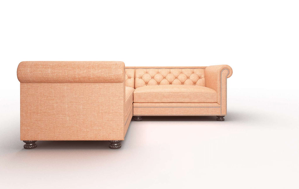 Aspen Sectional - Hepburn Appricot