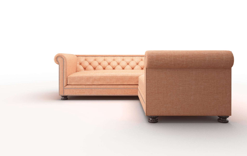 Aspen Sectional - Hepburn Appricot