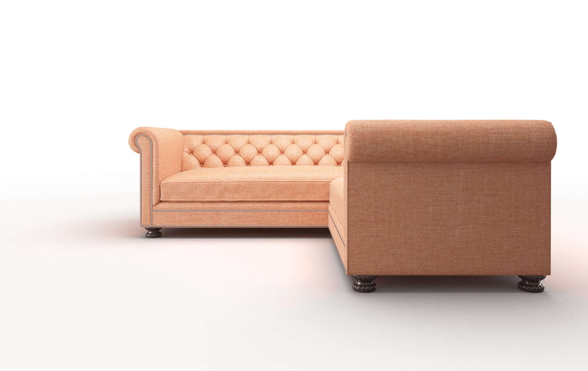 Aspen Sectional - Hepburn Appricot