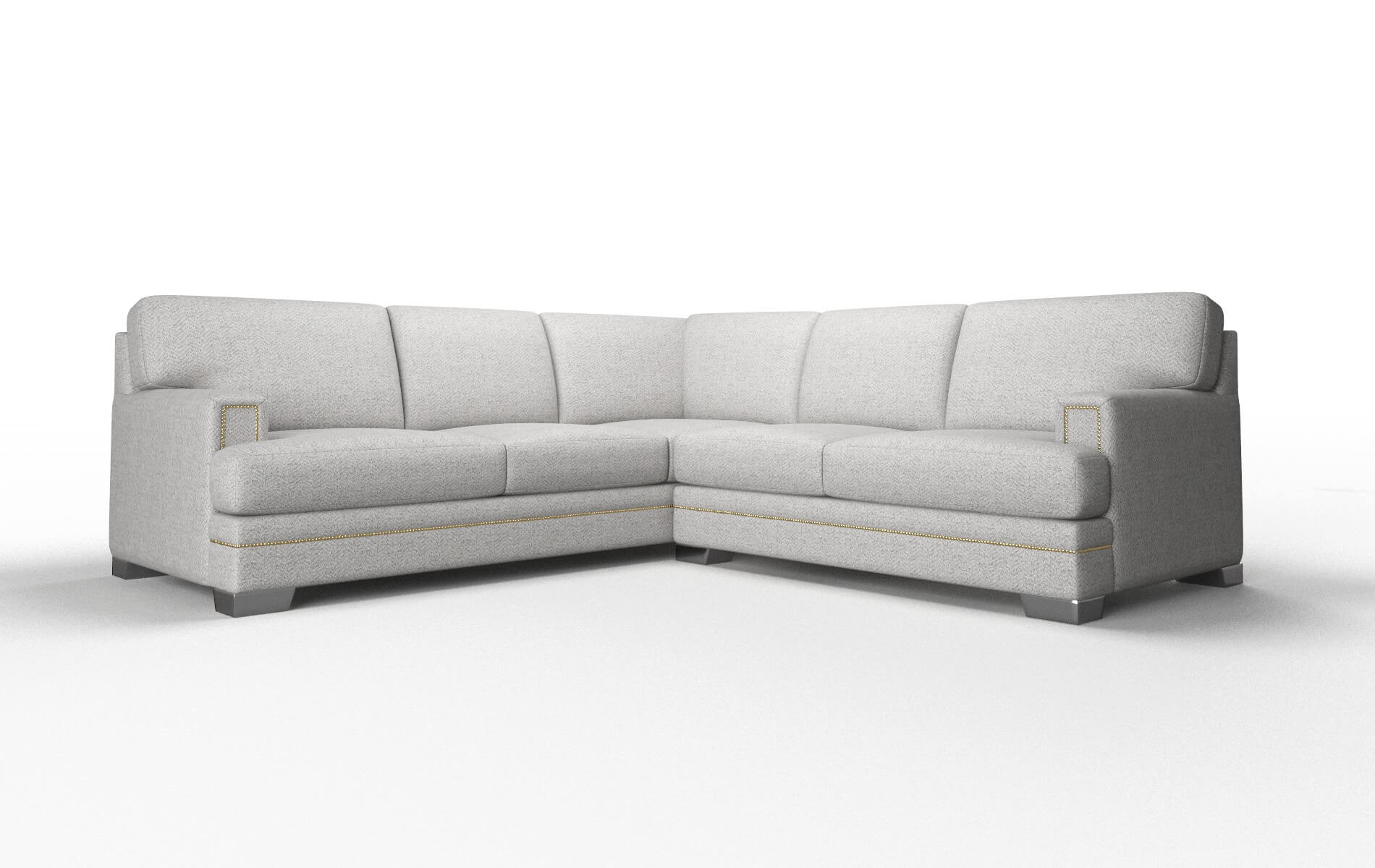 Brentwood Sectional - Catalina Silver