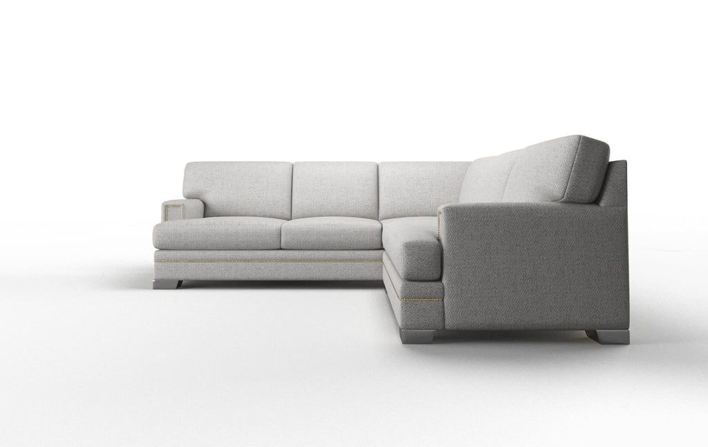 Brentwood Sectional - Catalina Silver