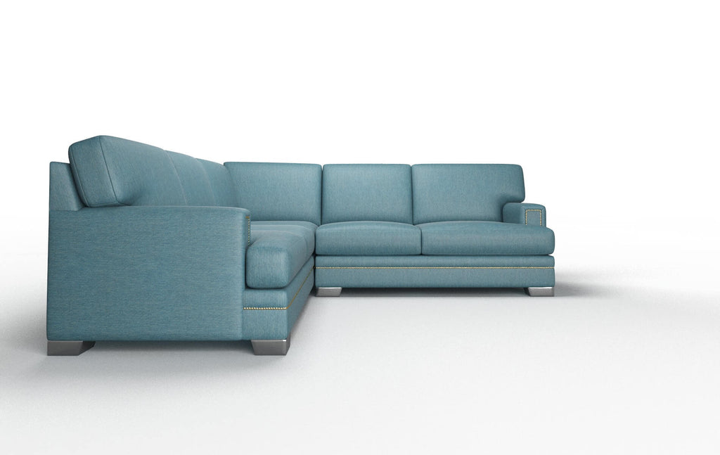 Brentwood Sectional - Cosmo Teal