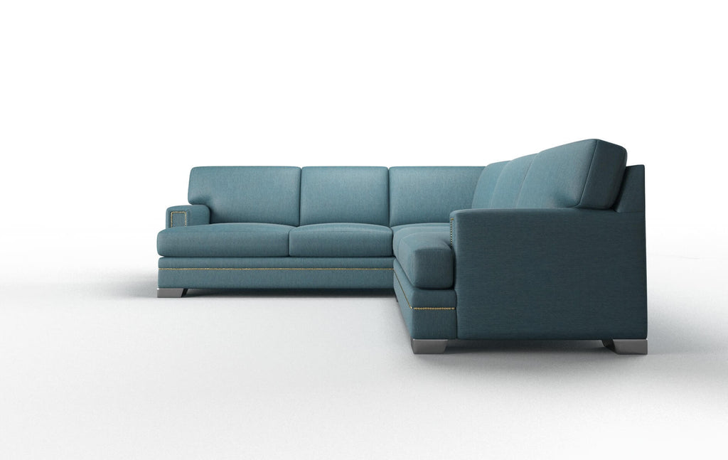 Brentwood Sectional - Cosmo Teal