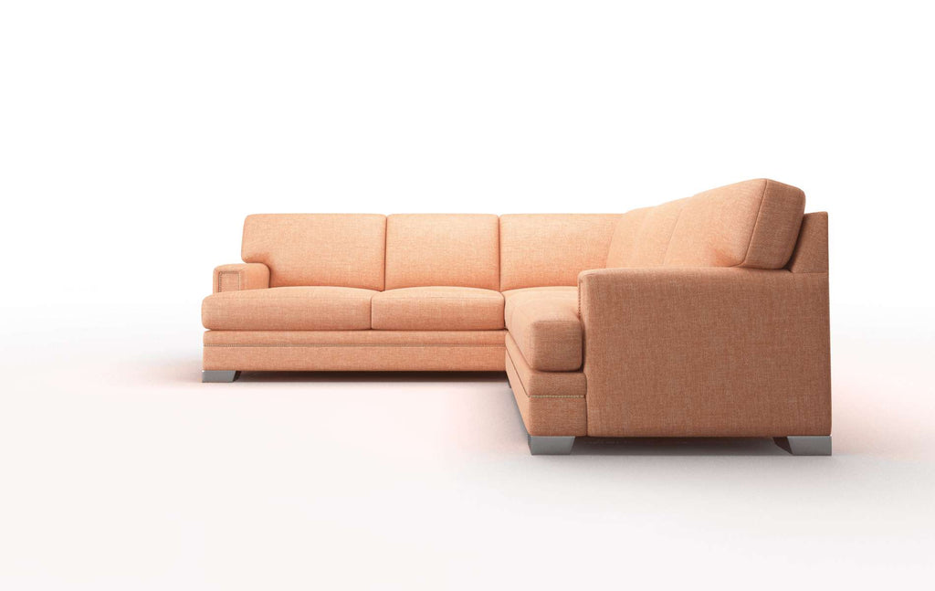 Brentwood Sectional - Hepburn Appricot
