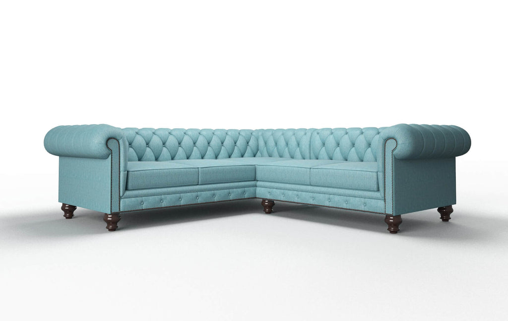 Baltimore Sectional - Cosmo Turquoise
