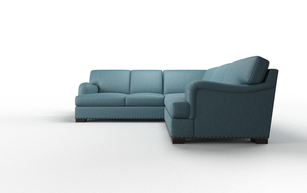 Bristol Sectional - Cosmo Teal
