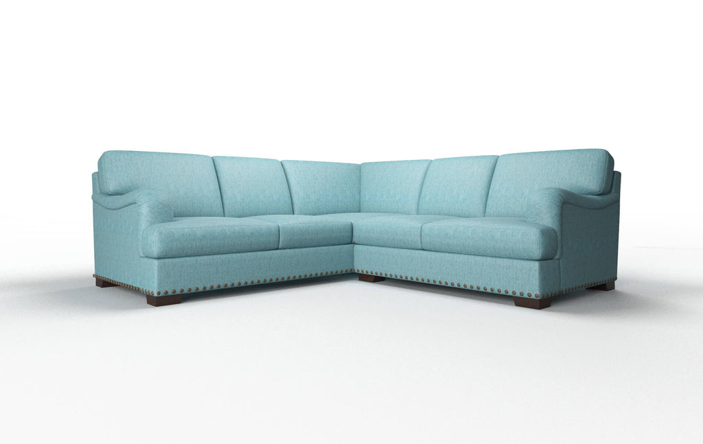 Bristol Sectional - Cosmo Turquoise