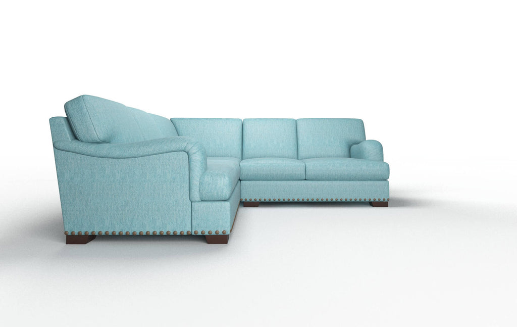 Bristol Sectional - Cosmo Turquoise