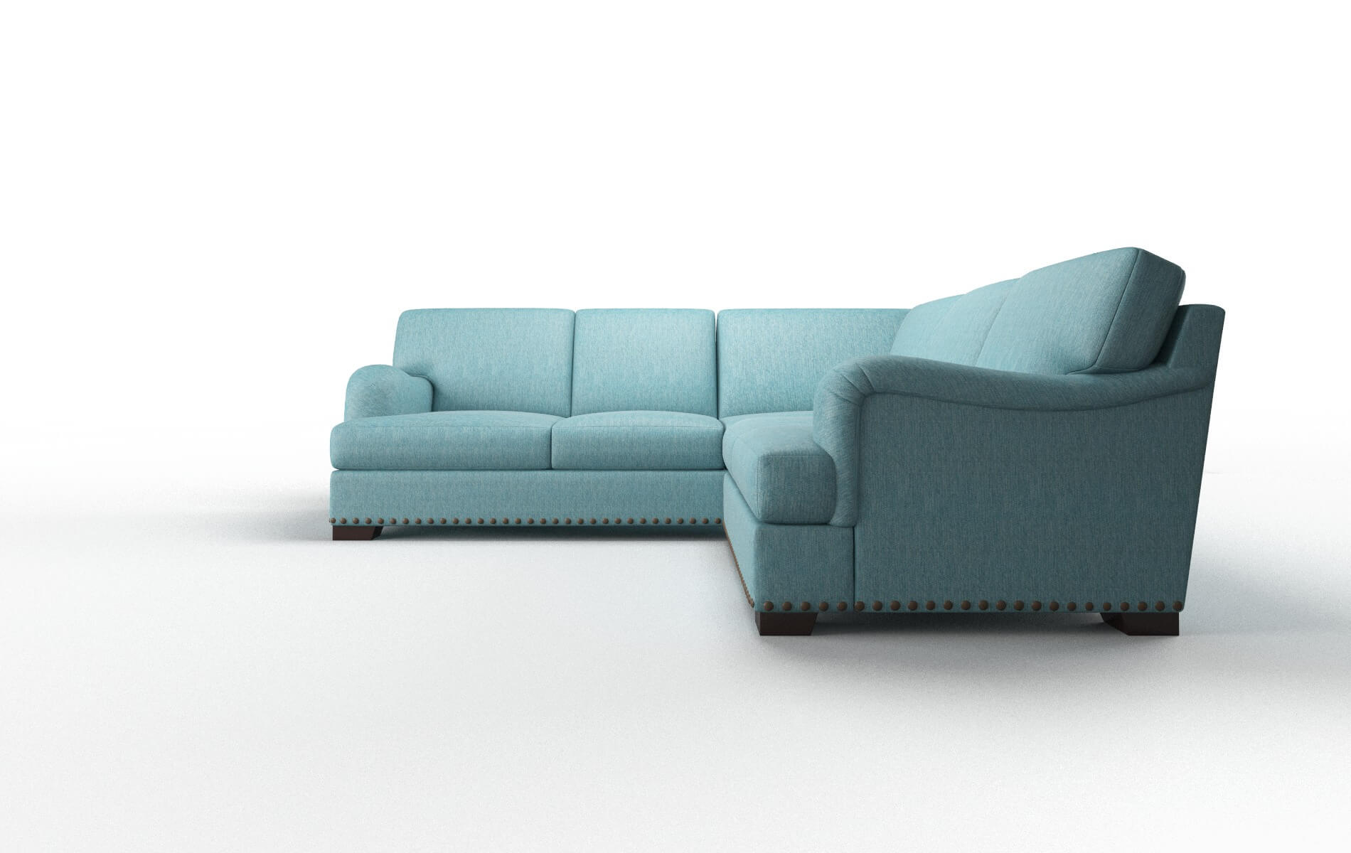 Bristol Sectional - Cosmo Turquoise