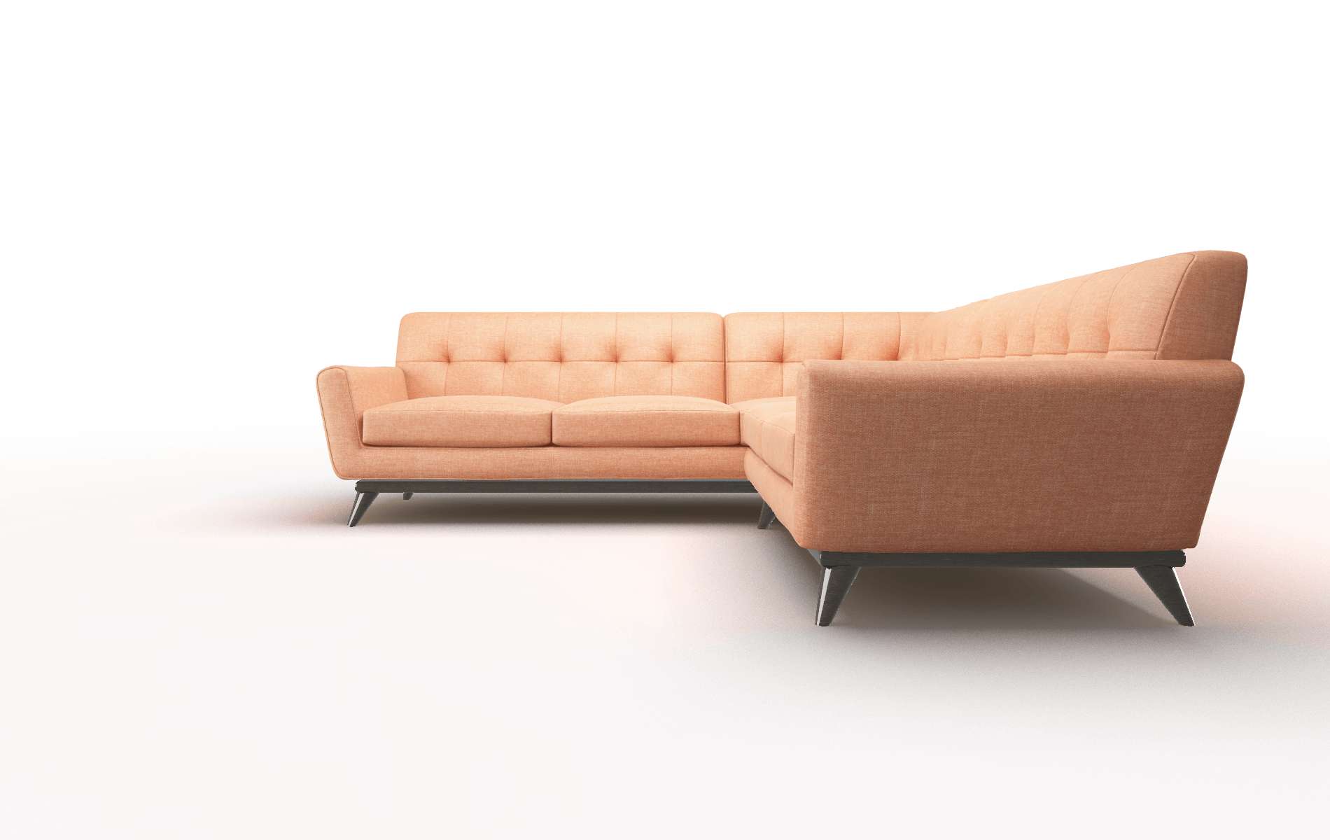 Barclay Sectional - Durham Tangerine