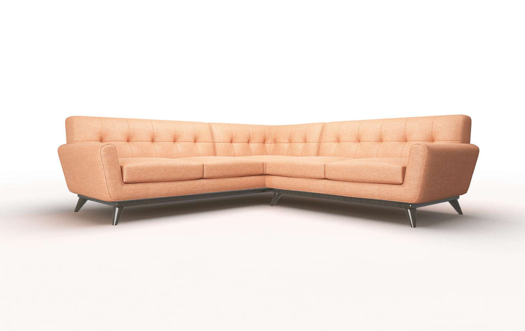 Barclay Sectional - Durham Tangerine