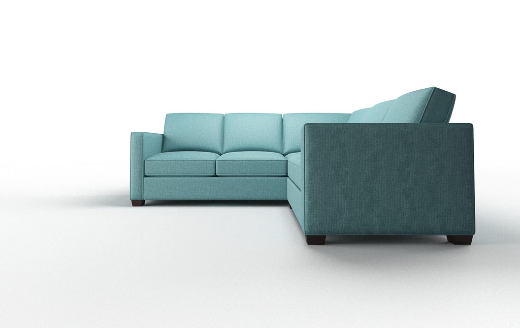 Caravan Sectional - Parker Turquoise