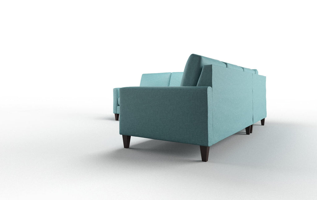 Christian Sectional - Parker Turquoise