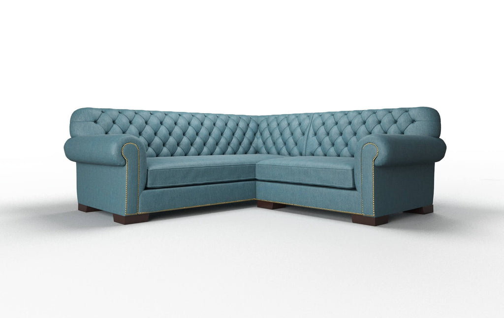Chelsea Sectional - Cosmo Teal