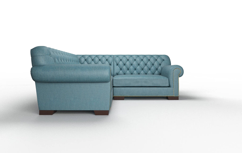 Chelsea Sectional - Cosmo Teal