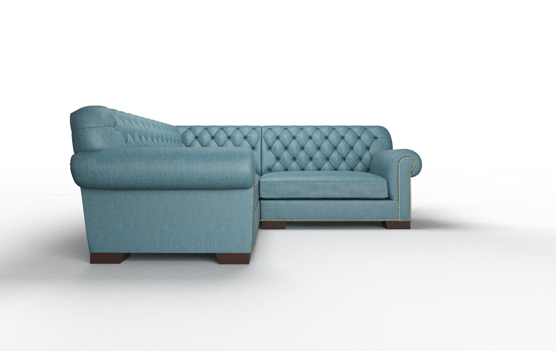 Chelsea Sectional - Cosmo Teal