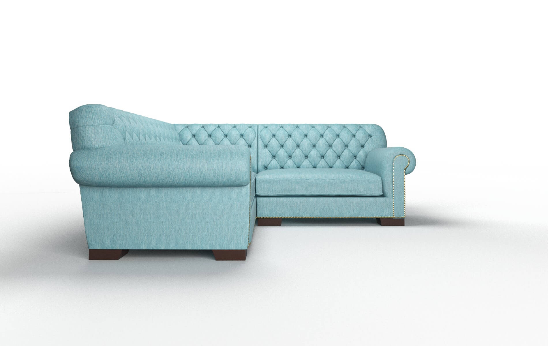 Chelsea Sectional - Cosmo Turquoise