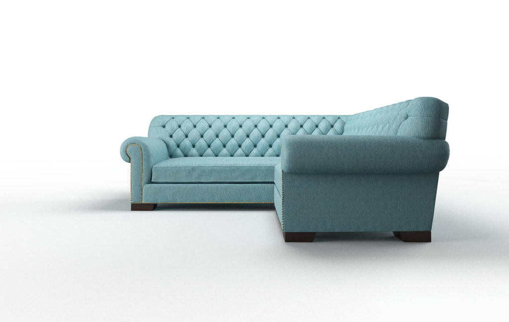 Chelsea Sectional - Cosmo Turquoise