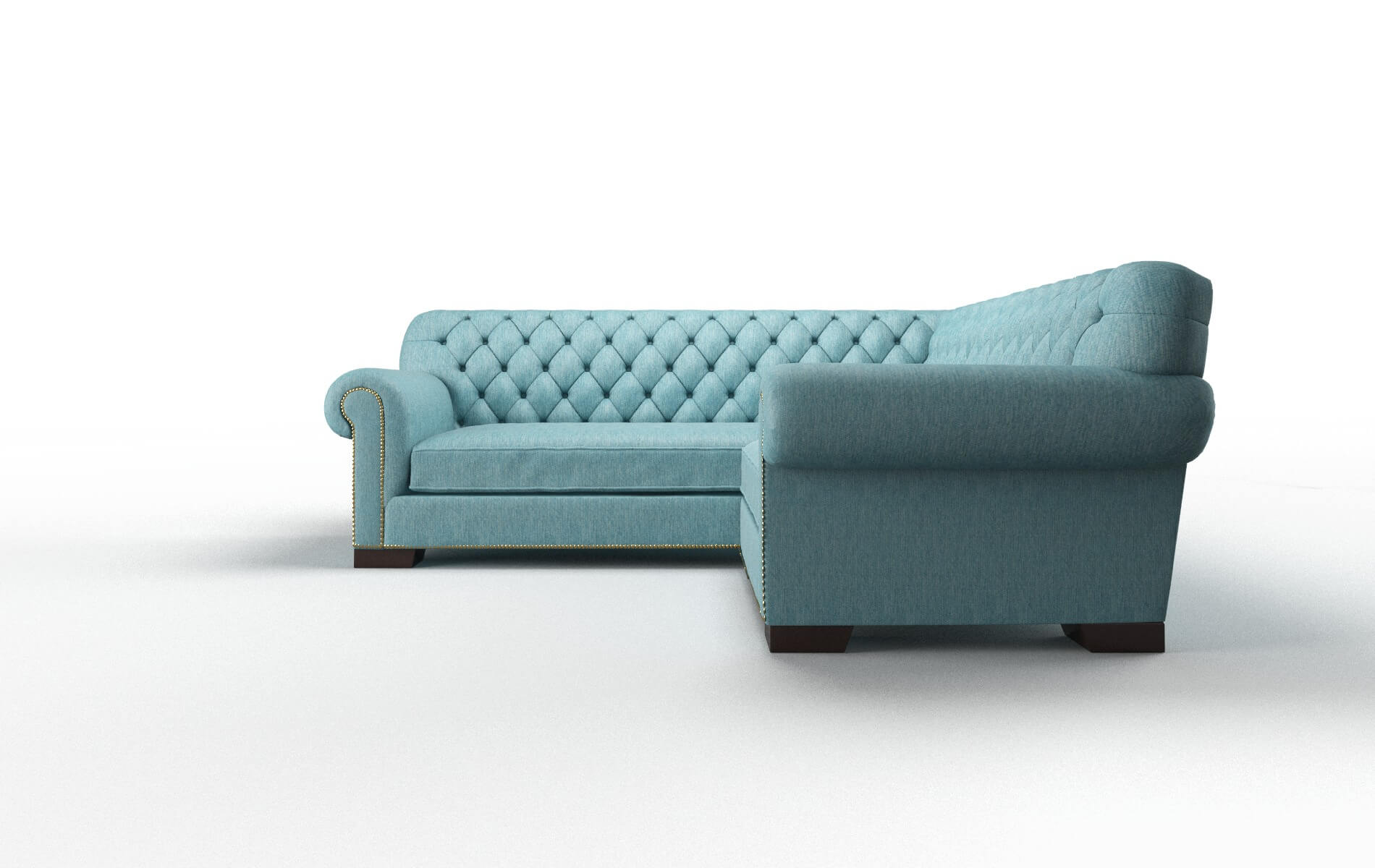 Chelsea Sectional - Cosmo Turquoise