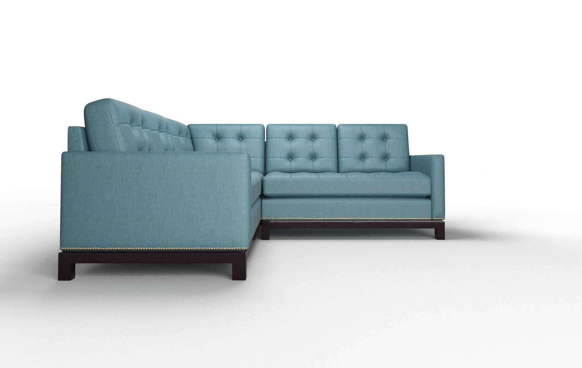 Dexter Sectional - Cosmo Teal