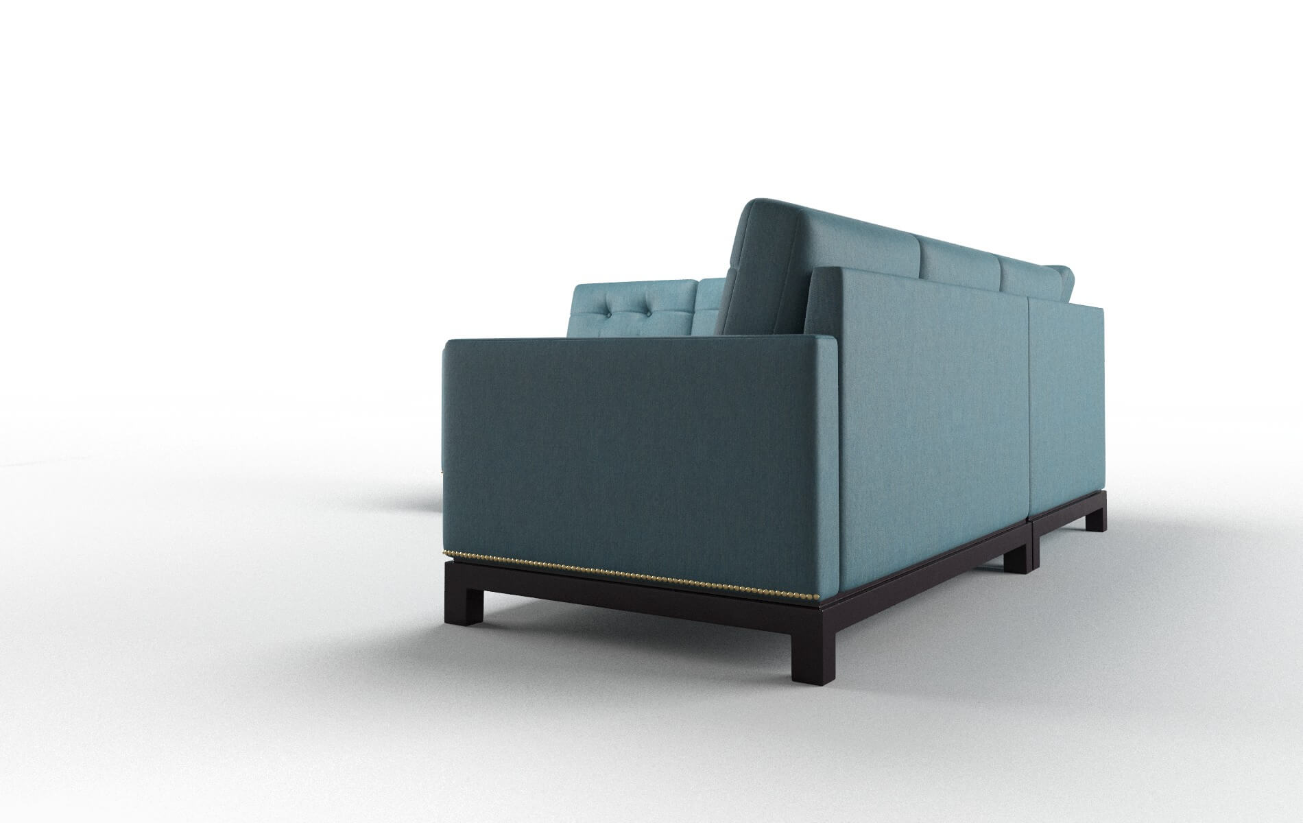 Dexter Sectional - Cosmo Teal