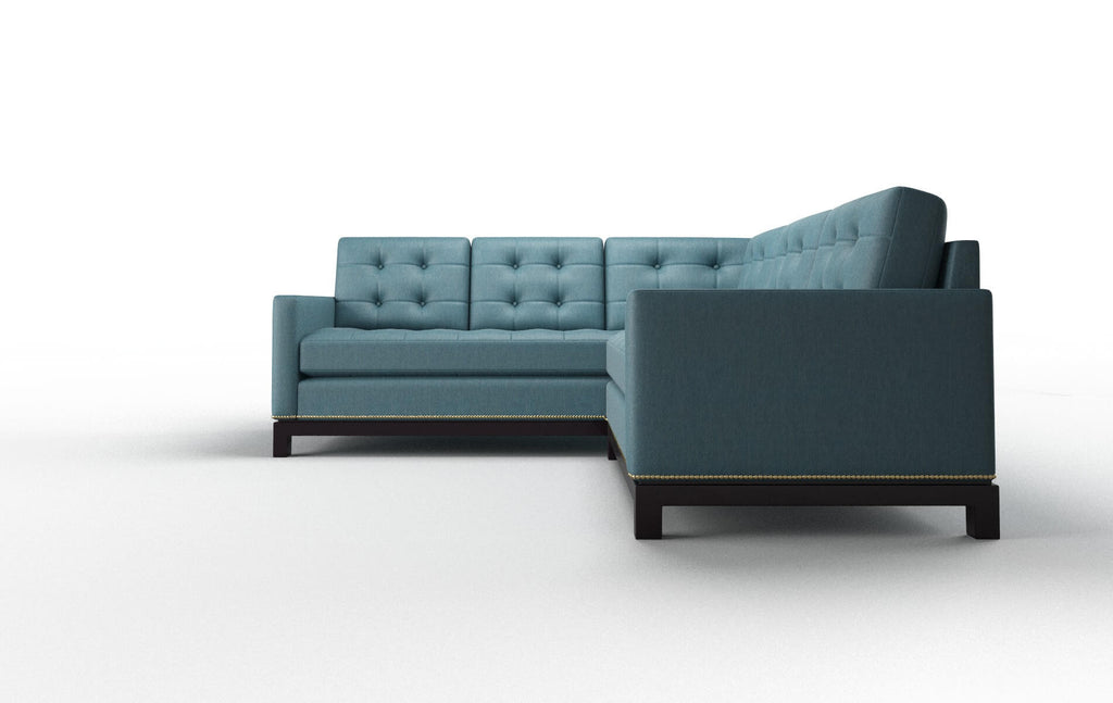 Dexter Sectional - Cosmo Teal