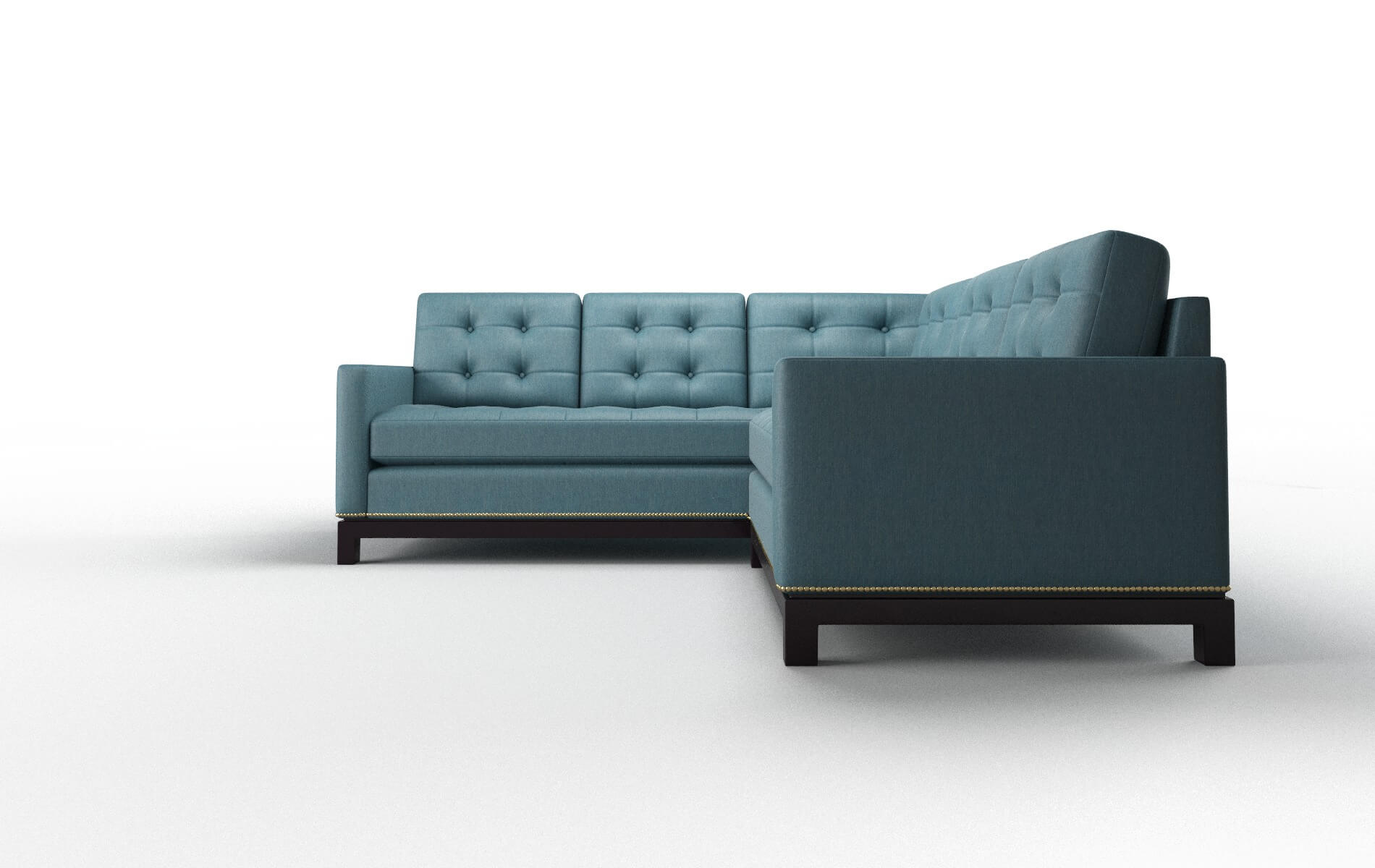 Dexter Sectional - Cosmo Teal