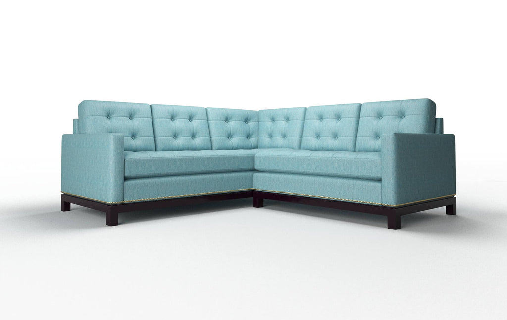 Dexter Sectional - Cosmo Turquoise