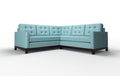 Dexter Sectional - Cosmo Turquoise